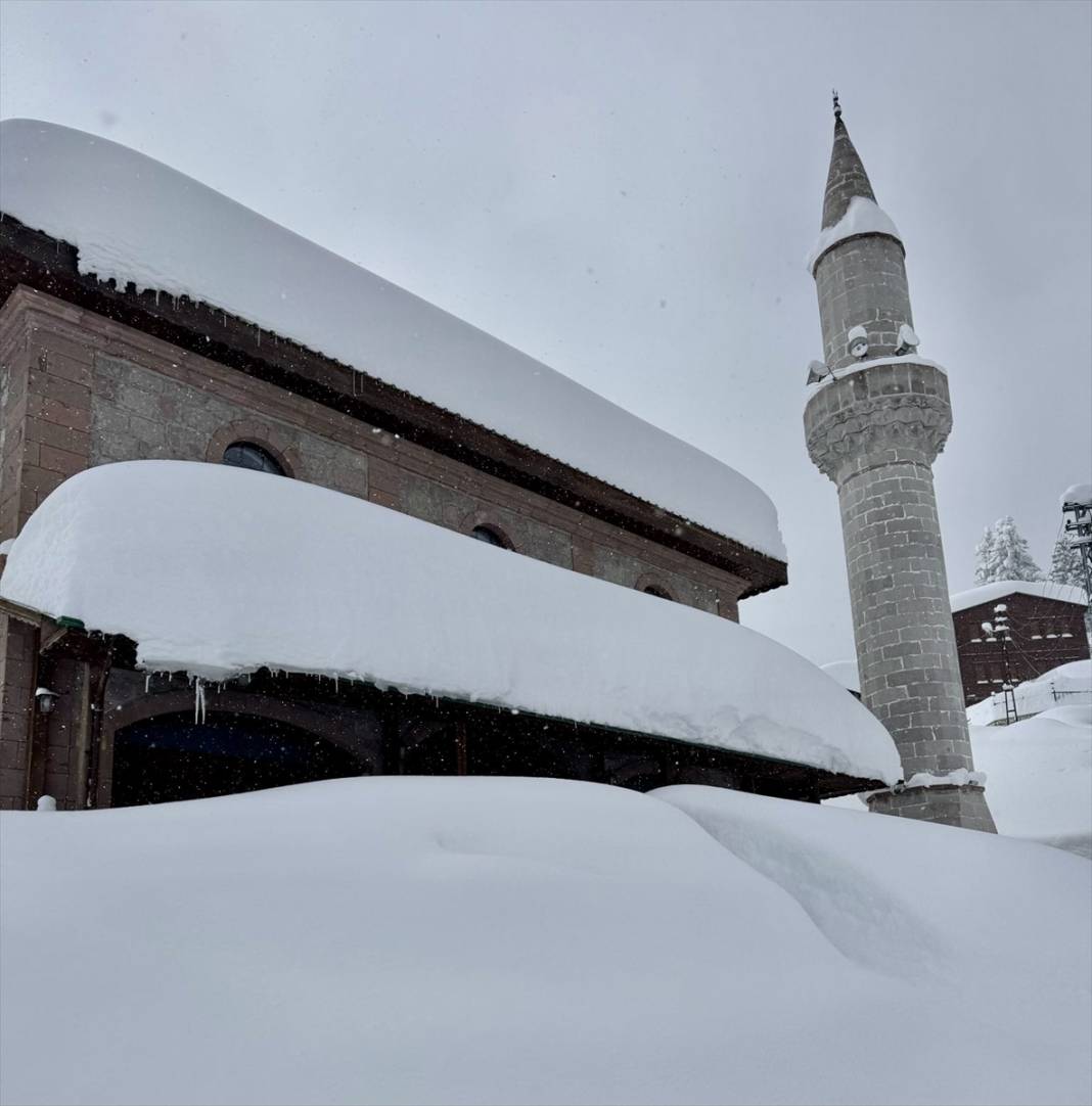 Kar yağan yayla bu hale geldi 4